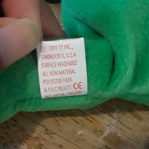 •Original Beanie Babies Collection Legs the frog - Picture 10 of 11